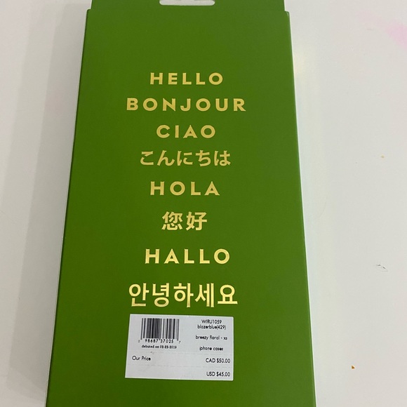 Kate Spade phone cases XS/X breezy floral WIRU1059 - Picture 5 of 6